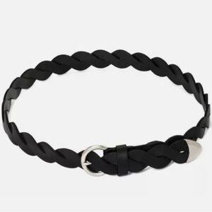 Universal Thread Black Braided Belt | Black | Small